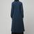 2 piece  Abaya for womens Dress Double Color Sided Pocket