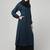 2 piece  Abaya for womens Dress Double Color Sided Pocket