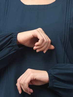 2 piece  Abaya for womens Dress Double Color Sided Pocket 5