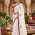 White chiffon saree with blouse