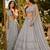 GREY FAUX GEORGETTE PARTY WEAR EMBROIDERY LEHNGHA CHOLI