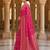 Pink Jacquard silk blend Rich Woven Zari Border Traditional Saree With Unstitched Blouse Piece