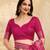 Pink Jacquard silk blend Rich Woven Zari Border Traditional Saree With Unstitched Blouse Piece