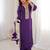 Awesome Purple Laced Work Crepe Festive Wear Kurti With Pant