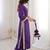 Awesome Purple Laced Work Crepe Festive Wear Kurti With Pant