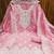 women's light pink chanderi cotton embroidered unstitched salwar kameez with dupatta