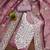 women's mauve chanderi cotton embroidered unstitched salwar kameez with dupatta