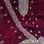 women's wine chanderi cotton embroidered unstitched salwar kameez with dupatta