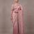 Pink Art Silk Beads Embroidery With Sequence Work Saree with Unstitch Blouse Piece For Women