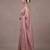 Pink Art Silk Beads Embroidery With Sequence Work Saree with Unstitch Blouse Piece For Women