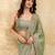 Pista silk blend beads embroidery with sequence work saree with unstitch blouse piece for women