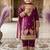 Designer party wear heavy silk kids top pent & dupatta set