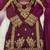Designer party wear heavy silk kids top pent & dupatta set