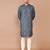 Men's floral printed cotton straight  kurta
