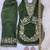 Kids festival wear black embroidered silk kurta plazzo set