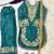 Kids festival wear black embroidered silk kurta plazzo set