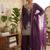 Purple heavy embroidery Sequin work kurta set