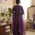 Purple heavy embroidery Sequin work kurta set