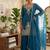 Teal heavy embroidery Sequin work kurta set