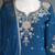 Teal heavy embroidery Sequin work kurta set