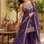 Purple heavy embroidery Sequin work kurta set