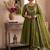 Gren embroidered salwar suit for womens