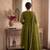 Gren embroidered salwar suit for womens