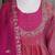 Pink embroidered salwar suit for womens
