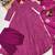 Pink digital print gown with Bottom dupatta set