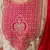 Floral embroidered chanderi silk round neck kurta trouser & dupatta set