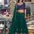 Sparkling Green Thread Embroidery Silk Wedding Wear Lehenga Choli