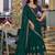 Sparkling Green Thread Embroidery Silk Wedding Wear Lehenga Choli