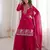 Heavy silk embroidery seqeunce  work rani pink readymade salwar suit