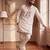 Mens white silk blend embroidered straight kurta with trousers