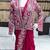 New Super Trending Embroidery cording work ready to wear saree with full koti Set For Women's