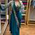 New Super Trending Embroidery cording work ready to wear saree with full koti Set For Women's