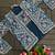 New Super Trending Embroidery cording work ready to wear saree with full koti Set For Women's