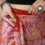 Multicolor nylon  printed ready to wear saree with un-stitched blouse