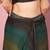 Green-multicolor nylon  pre stitch one minute ready to wear saree with un-stitch blouse