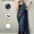 blue-teal color nylon  pedding printed pre drape one minute saree with un-stitch blouse