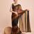 musturd color nylon  pedding lining pre drape one minute saree with un-stitch blouse