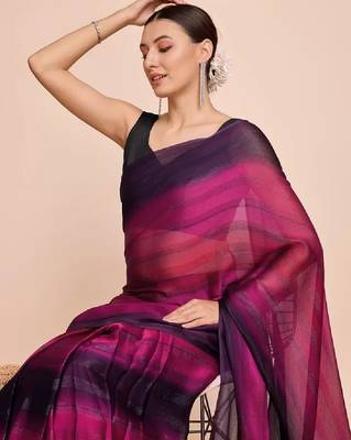 pink nylon pedding lining pre drape one minute saree 4