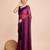 pink color nylon  pedding lining pre drape one minute saree with un-stitch blouse