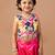 Off White Pink embroidered cotton silk co ord set