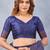 Turquoise  soft silk blend banarasi jacuard work designer party wear saree with unstitched blouse piece