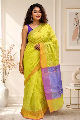 multicolor Self woven saree