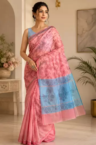 multicolor Self woven saree