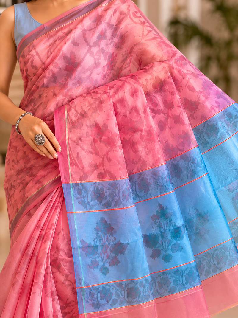 multicolor Self woven saree