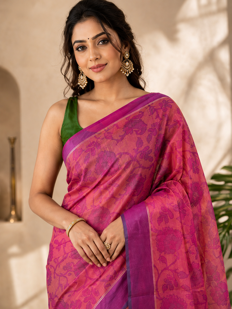 multicolor Self woven saree