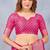 Pink soft silk blend banarasi jacuard work designer party wear saree with unstitched blouse piece